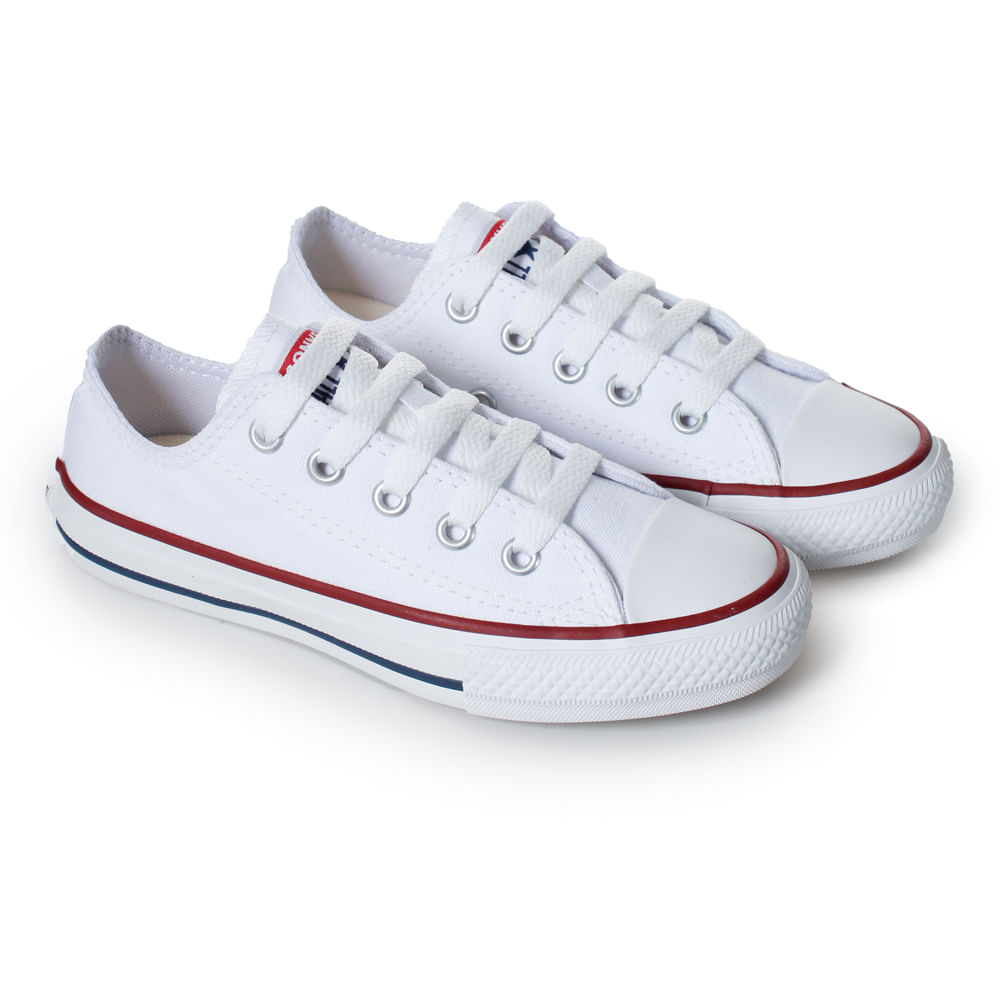 All Star Tenis CK00020001 CHUCK TAYLOR Bco - Branco BrancoBrancoMarinho Sint -3-